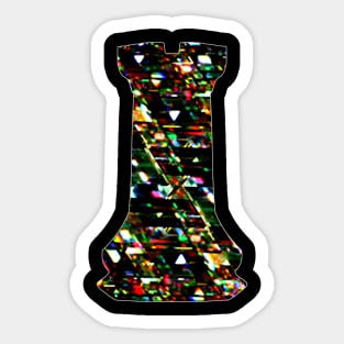 Chess Piece - The Rook 1 Sticker